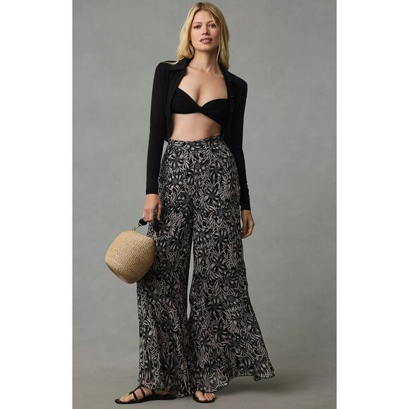 Anthropologie Pants - NWT Florence Balducci Flowy Wide-Leg Pants - Size 2